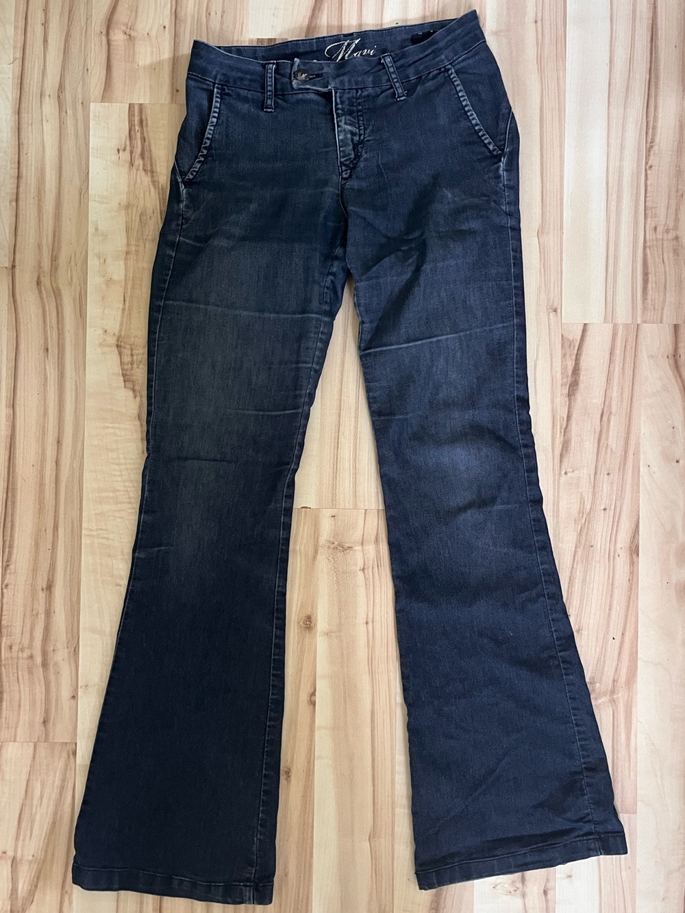 Women's Dark Blue Flared Jeans